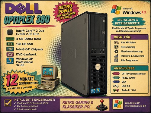 Windows gamer 32bit dell - xp,