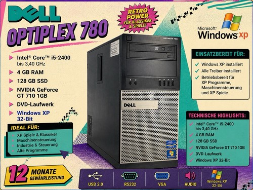 Windows gamer dell optiplex - xp,