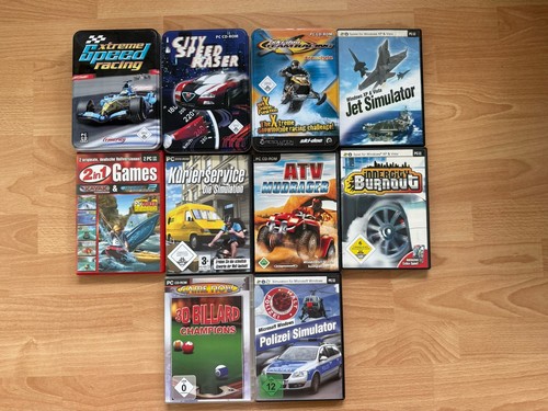 10x spiele konvolut - spiele, pc